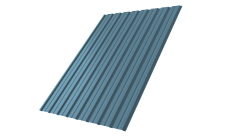 Профнастил С10B Grand Line 0,45 Drap TX RAL 5024 пастельно-синий