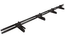 Снегозадержатель трубчатый для фальца Premium 45х25 RR 32 (3м) оцинкованный