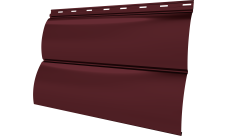 Блок-хаус новый Grand Line 0,45 Драп ТР с пленкой RAL 3005 красное вино