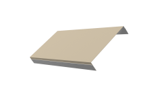 Ламель обратная 150 забора жалюзи Техас Grand Line 0,5 Сатин RAL 1015 светлая слоновая кость