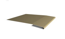 Планка начальная 0,45 PE с пленкой RAL 1014 слоновая кость (2м)