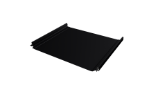 Кликфальц Pro Grand Line 0,45 Drap с пленкой на замках RAL 9005 черный темный