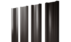 Штакетник М-образный A с прямым резом Grand Line 0,45 Принт Элит Кофейное дерево TwinColor