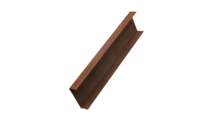 Декоративная накладка на столб универсальная 60х60 для забора жалюзи Grand Line 0,45 Print-double Elite Golden Wood (2м)