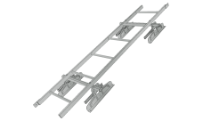 Лестница кровельная для фальца RAL 9006 (1,92м)