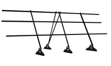 Ограждение кровельное Grand Line 1,2х3 RAL 9005