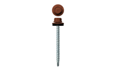 Саморез кровельный Daxmer 4,8х50 (150шт) сверло №1 RAL 8004