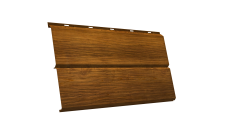 ЭкоБрус 3D 0,345 Grand Line 0,45 Print Elite с пленкой Golden Wood TwinColor