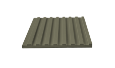 Фиброцементная панель Бетэко Линеа 1220х2440х10мм RAL 7002