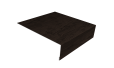 Планка лобовая/околооконная простая 190х50 0,45 Print-Double Elite Antique Wood (3м)