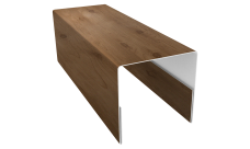 Планка П-образная заборная 20 Grand Line 0,45 Принт Премиум Сосна Фреш (3м)