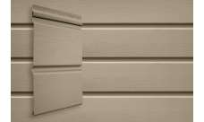 Сайдинг Двойной Брус Grand Line Стандарт бежевый (3,0м)