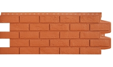 Фасадная панель Grand Line Состаренный кирпич Classic терракотовый
