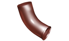 Колено стока Grand Line PU 90 мм RAL 8004 терракота