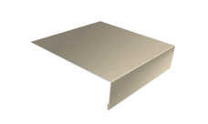 Планка лобовая/околооконная простая 190х50 Grand Line 0,45 Print Elite Milky Wood TwinColor (2м)