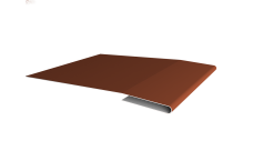 Планка начальная 0,5 PurLite Matt RAL 8004 терракота (2м)