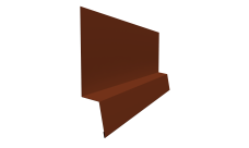 Планка начальная фальц Grand Line 0,45 PE с пленкой RAL 3009 оксидно-красный (3м)