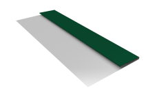 Планка стартовая Блок-Хаус новый Grand Line 0,45 Drap ТР RAL 6005 зеленый мох (2м)