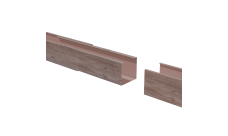 Соединитель профиля для КР Ш50/В50 White Wood Zn 0,45