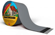 Лента герметизирующая Технониколь Nicoband самоклеящаяся 10мх30см темно-серая