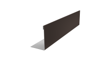 Нащельник 125 Texas 25х35 0,45 Drap TX RR 32 темно-коричневый (L1,5)