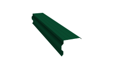 Планка торцевая фигурная 90х110 0,45 Drap TR RAL 6005 зеленый мох (2м)