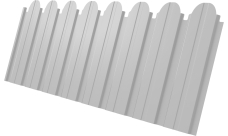 Профнастил C10B фигурный Grand Line 0,45 Drap TX RAL 7047 телегрей 4