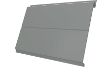 Вертикаль line Grand Line 0,5 Сатин с пленкой RAL 9006 бело-алюминиевый