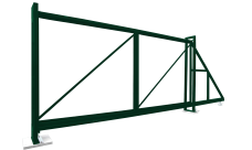 Ворота откатные Colority Zinc 2,03x4,0 RAL 6005