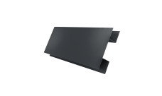 Планка H-образная стыковочная сложная Grand Line 0,5 Velur RAL 7016 антрацитово-серый (2м)