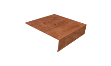 Планка околооконная простая 200х75 Grand Line 0,45 Print Premium Rowan Fresh TwinColor (2м)