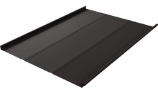 Фальц двойной стоячий Line Grand Line 0,5 Velur с пленкой на замках RR 32 темно-коричневый