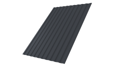 Профнастил С8A v03 0,5 Velur X RAL 7024 мокрый асфальт