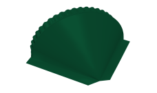 Заглушка конусная 0,5 Satin Matt RAL 6005 зеленый мох