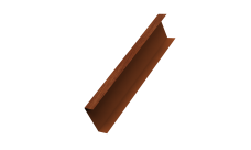 Декоративная накладка на столб универсальная 60х60 для забора жалюзи 0,45 Print Premium Rowan Wood Intense FTC (2,5м)