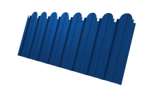 Профнастил C10A фигурный Grand Line 0,5 Satin RAL 5005 сигнальный синий