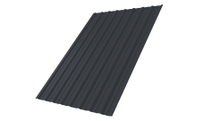 Профнастил С10A 0,45 Drap TwinColor RAL 7024 мокрый асфальт