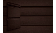 Сайдинг Двойной Брус Grand Line Акрил темный дуб (3,0м)