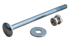 Болт М6х85, шайба, гайка антивандальная