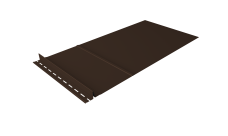 Элемент обхода Кликфальц Pro левый 0,45 Drap RAL 8017 шоколад