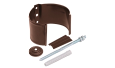 Кронштейн трубы на кирпич GL PU 90 мм RAL 8004 терракота