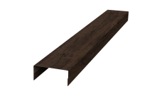 Крышка 30х15 для забора жалюзи Texas Grand Line 0,45 Print-double Elite Antique Wood (2м)