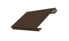 Ламель лицевая 150 забора жалюзи Texas 0,5 Drap TX RAL 8017 шоколад