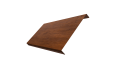 Ламель обратная 200 забора жалюзи Texas 0,45 Print Elite Golden Wood TwinColor