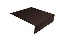 Планка лобовая/околооконная простая 190х50 0,5 Satin Matt TX RR 32 темно-коричневый (2м)