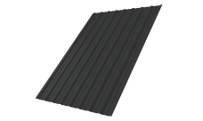 Профнастил С10A Grand Line 0,5 Satin Matt TX RAL 7016 антрацитово-серый