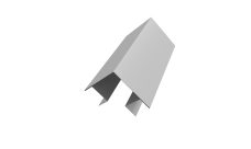 Угол внешний сложный Кликфальц Про Grand Line 0,45 Drap ТХ RAL 7047 телегрей 4 (3м)