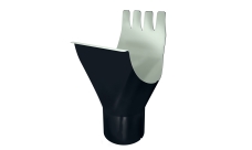 Воронка Grand Line ПЭ 125/90мм RAL 7024 мокрый асфальт