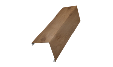 Декоративная накладка на столб универсальная угловая 80х80 для забора жалюзи 0,45 Print Premium Pine Wood Fresh (2,5м)