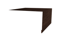 Планка околооконная простая 250х50 0,45 Print Premium Antique Wood TwinColor (2м)